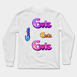 Evie name pack of 4 colors colours Evie Long Sleeve T-Shirt